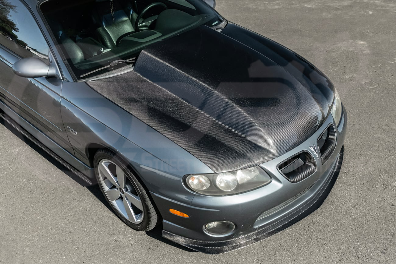 2004-2006 PONTIAC GTO | SDP PERFORMANCE STYLE CARBON FIBER FRONT COWL HOOD